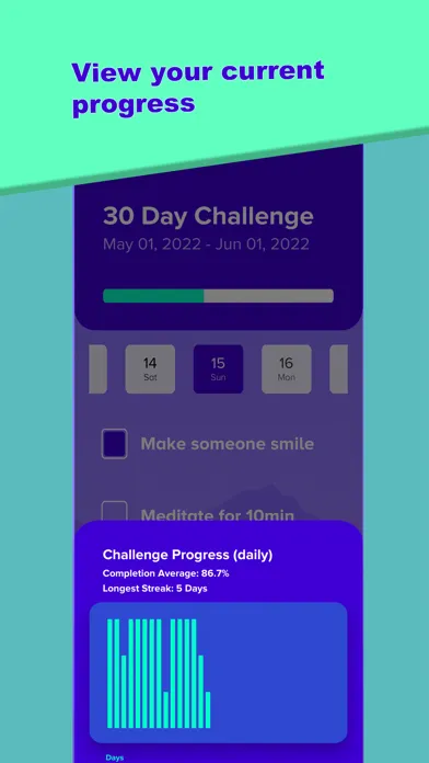 Zrzuty ekranu Habits Tracker