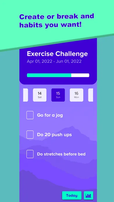 Zrzuty ekranu Habits Tracker