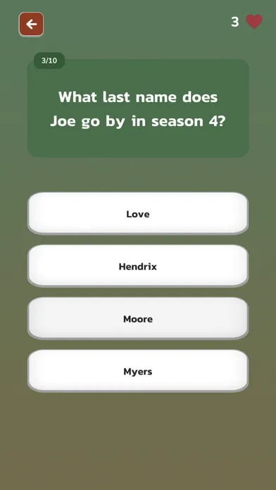 Joe’s Obsession - Trivia Game スクリーンショット