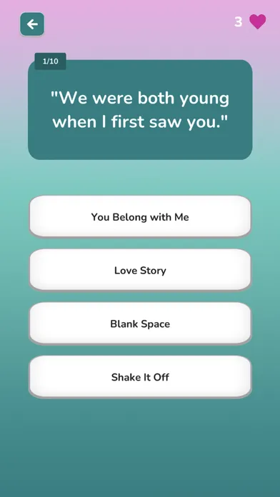 Скриншоты Taylor Swift Trivia Quiz