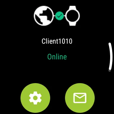 Tangkapan layar SureMDM Agent for Wear OS