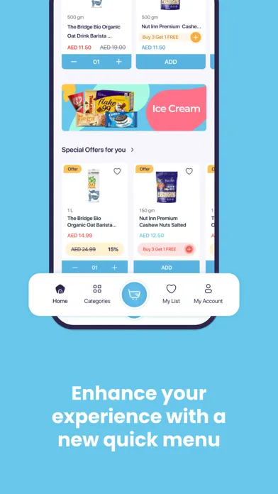 Tangkapan layar Drops: Food & Grocery Shopping