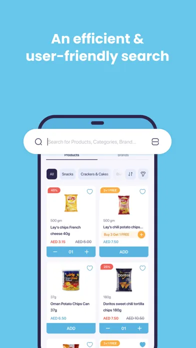 Tangkapan layar Drops: Food & Grocery Shopping