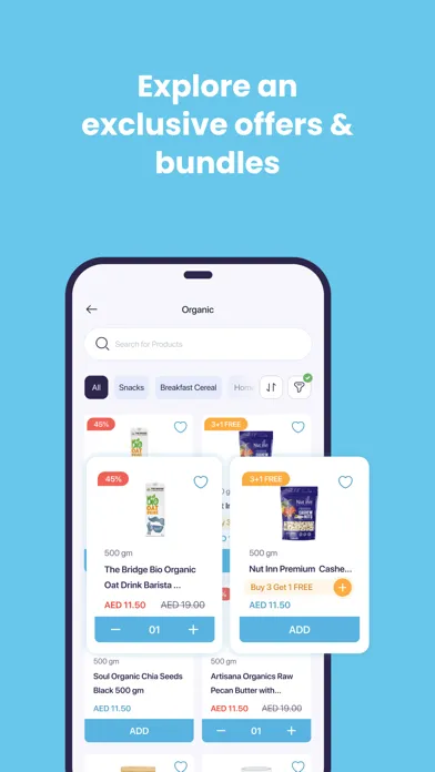 Tangkapan layar Drops: Food & Grocery Shopping