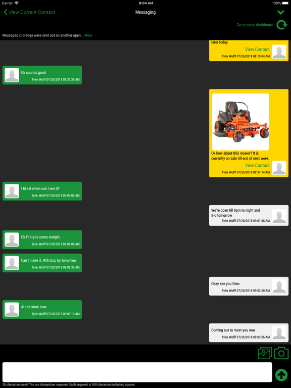Zrzuty ekranu Lizzy CRM iPad 