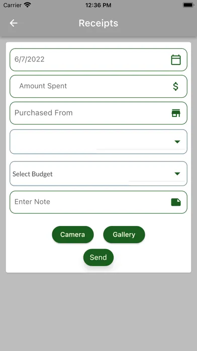Lizzy Receipt Screenshots