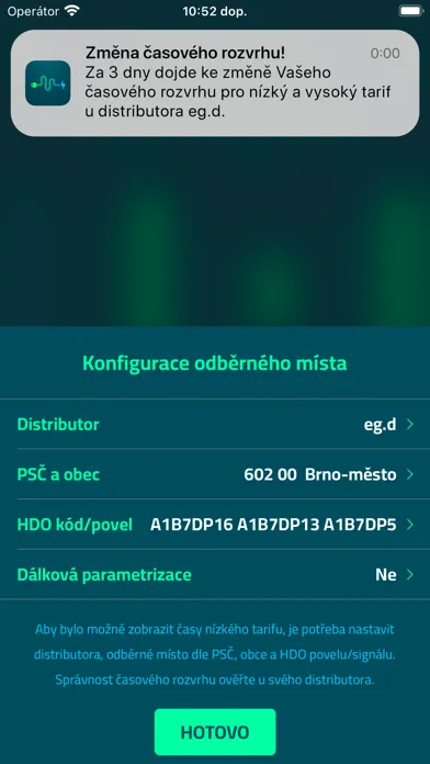 Nízký tarif HDO スクリーンショット
