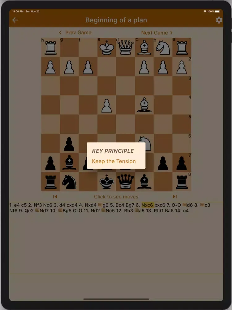 Chess Prof: Learn By Principle iPad  スクリーンショット