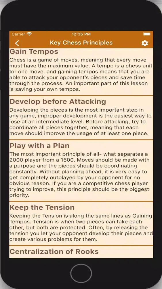 Chess Prof: Learn By Principle スクリーンショット