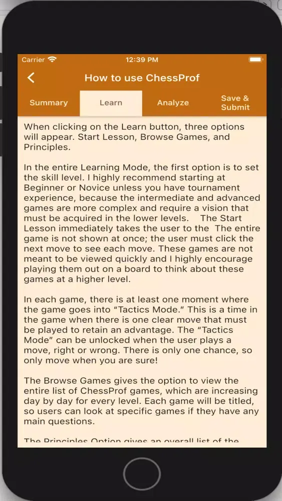 Chess Prof: Learn By Principle スクリーンショット