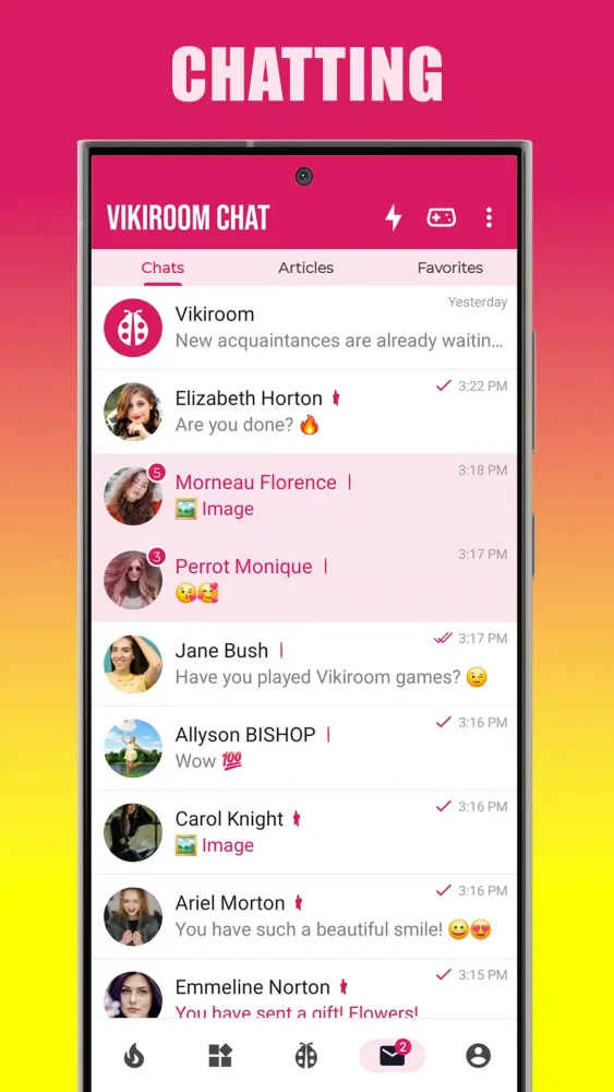 Screenshot di Vikiroom