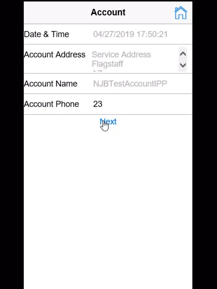 Zrzuty ekranu SAMS Flagstaff P3 App iPad 