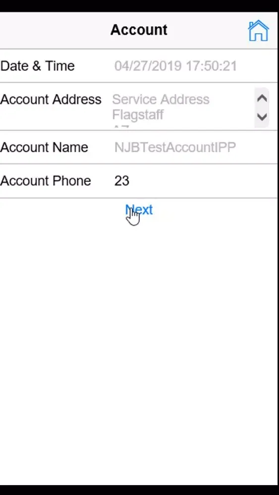 Zrzuty ekranu SAMS Flagstaff P3 App
