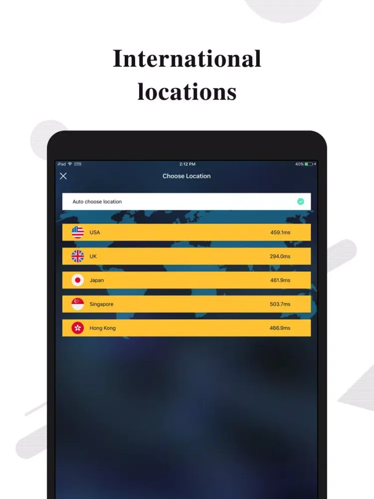 SpeedVPN-VPN Speed vpn Master iPad  Ekran Görüntüleri
