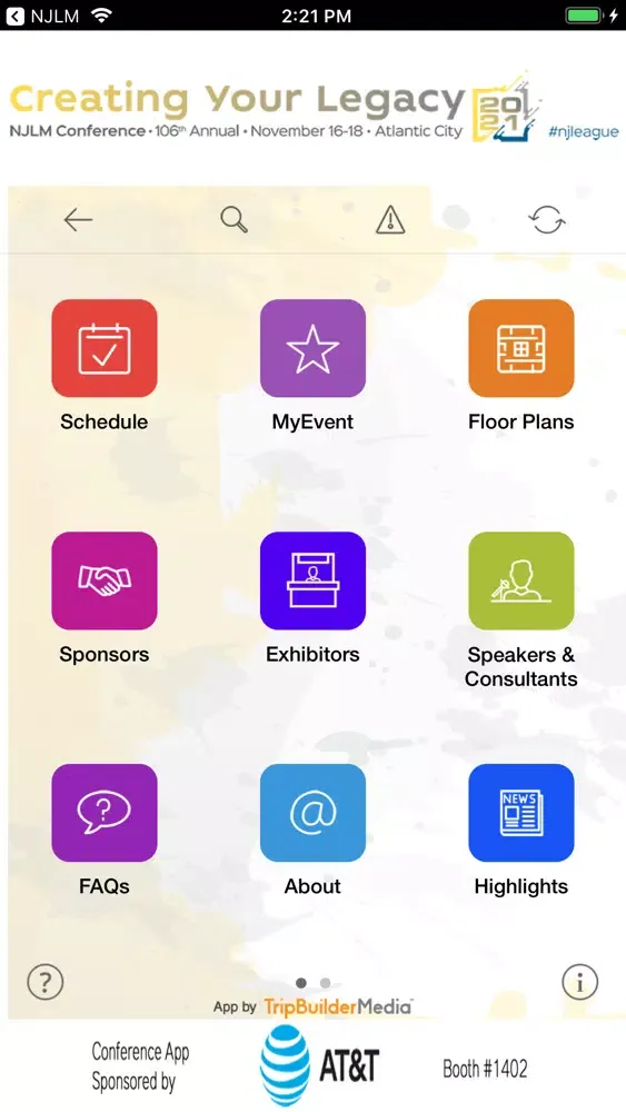 Ảnh chụp màn hình của 2021 NJLM Annual Conference