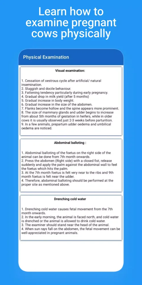 Cow Gestation Calculator Screenshots