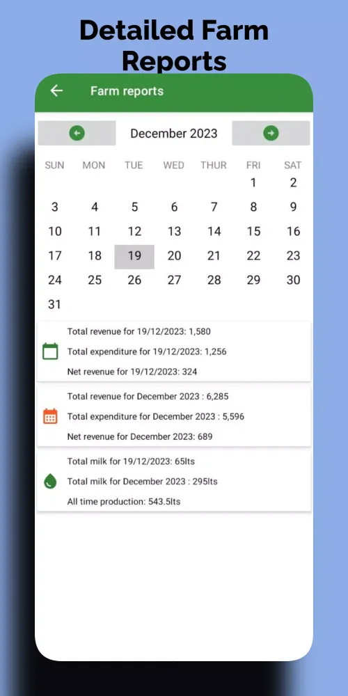 Dairy Cattle Management App স্ক্রিনশট