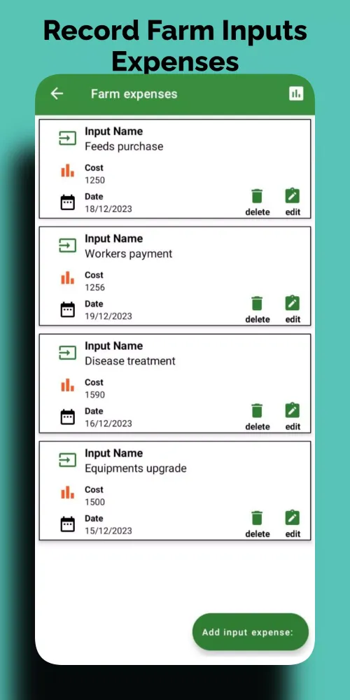 Dairy Cattle Management App স্ক্রিনশট