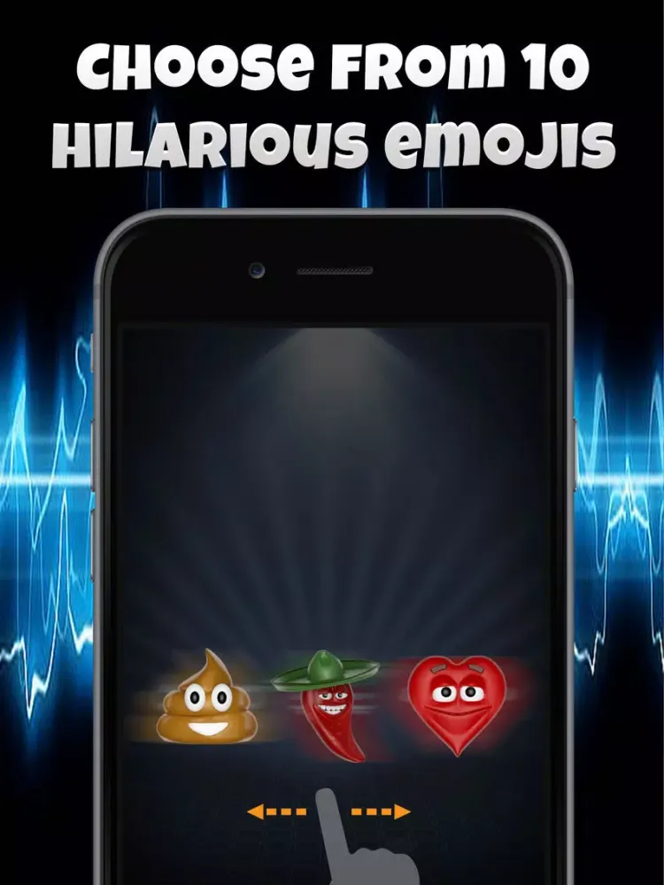 Talking Emoji Voice Changer Free - Crazy Helium Booth Fake Modifier Generator iPad  Screenshots
