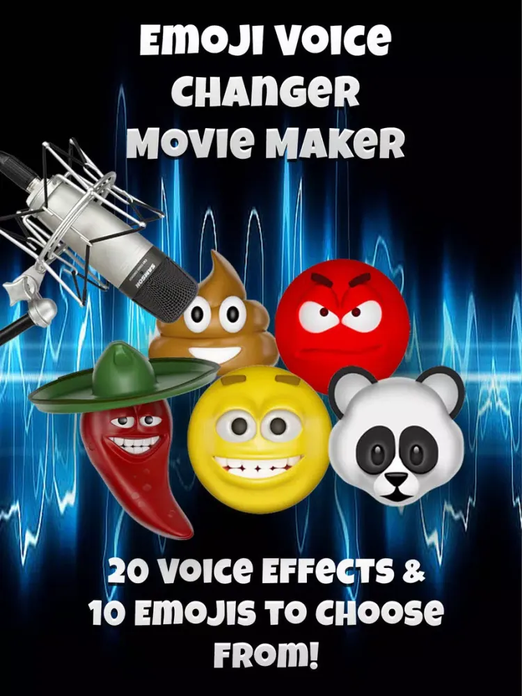 Talking Emoji Voice Changer Free - Crazy Helium Booth Fake Modifier Generator iPad  Screenshots