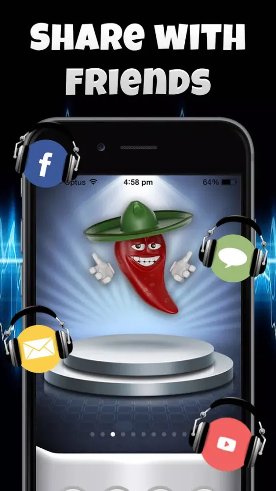 Talking Emoji Voice Changer Free - Crazy Helium Booth Fake Modifier Generator Screenshots