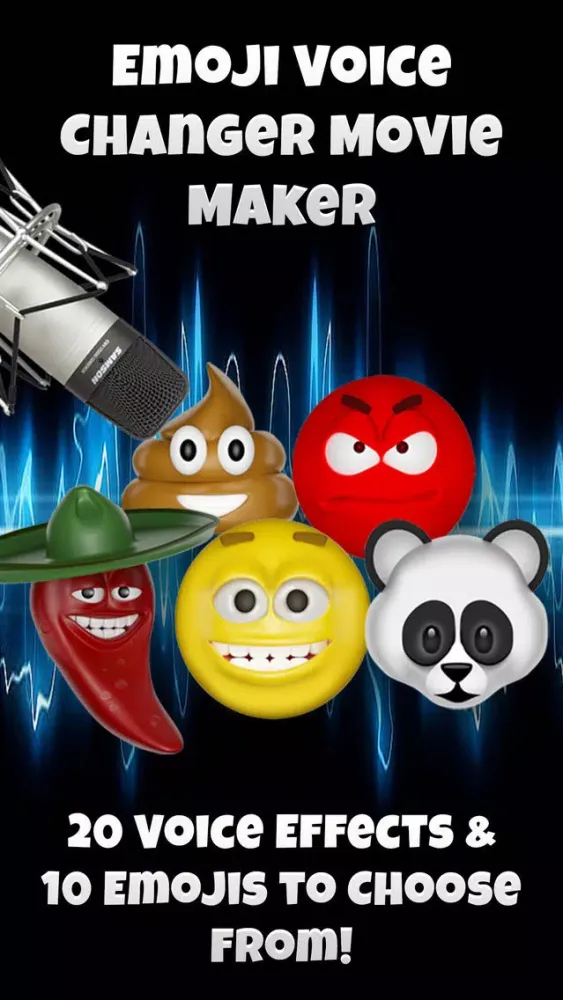 Talking Emoji Voice Changer Free - Crazy Helium Booth Fake Modifier Generator Screenshots