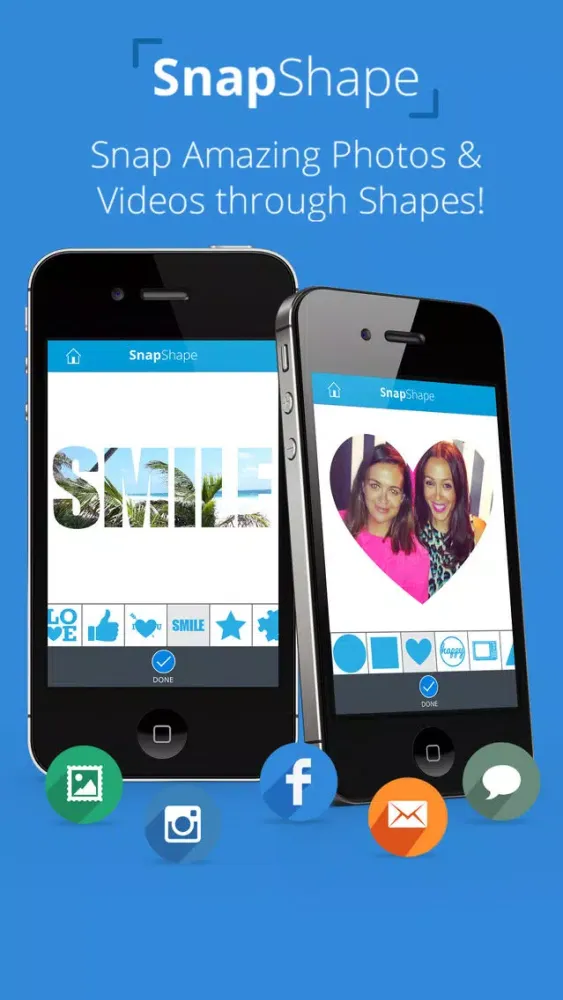 SnapShape - Framed Photo Enhancer for Tagged Silhouette Picture Borders Screenshots