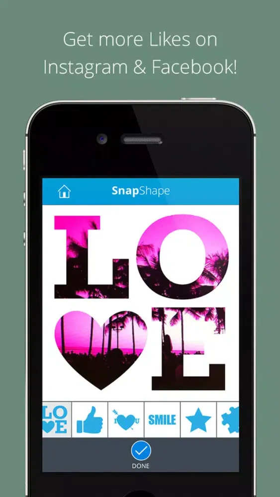 SnapShape - Framed Photo Enhancer for Tagged Silhouette Picture Borders Screenshots