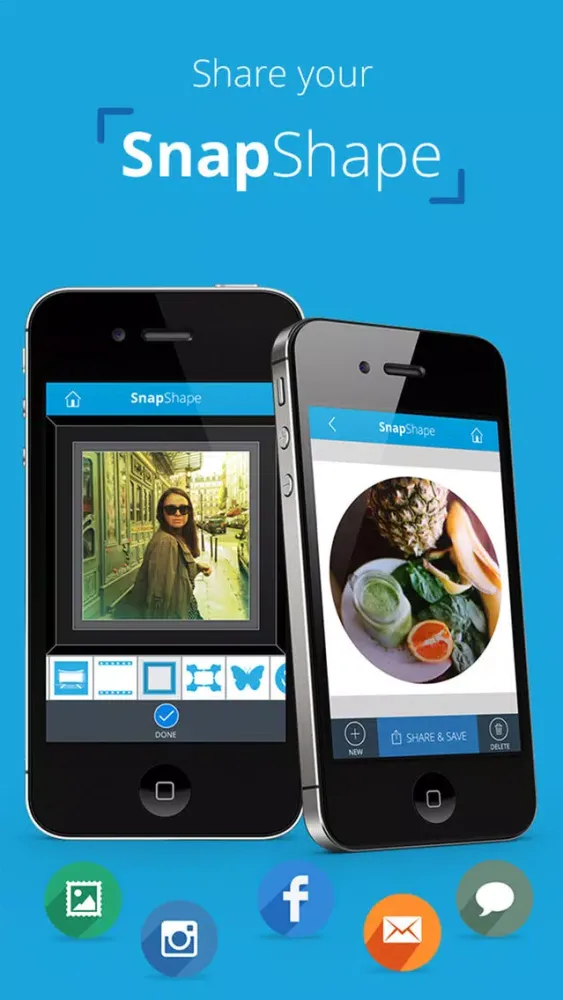 SnapShape - Framed Photo Enhancer for Tagged Silhouette Picture Borders Screenshots
