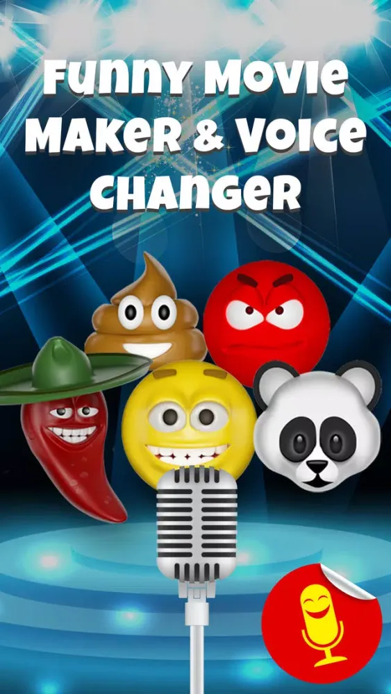 ภาพหน้าจอของ Emoji Voice Modifier for Happy Birthday Video & Greetings