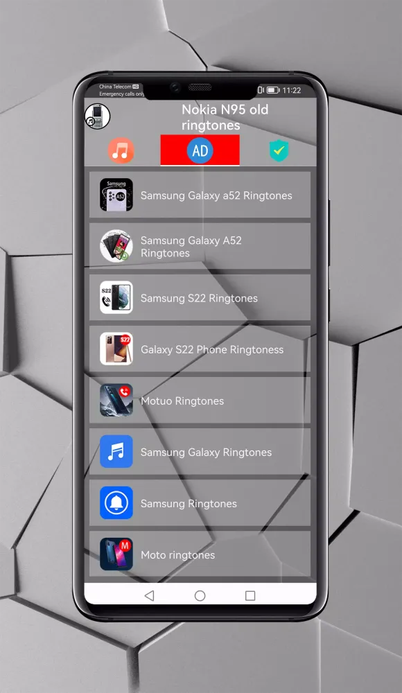 Capturas de pantalla de Old Nokia N95 Ringtones