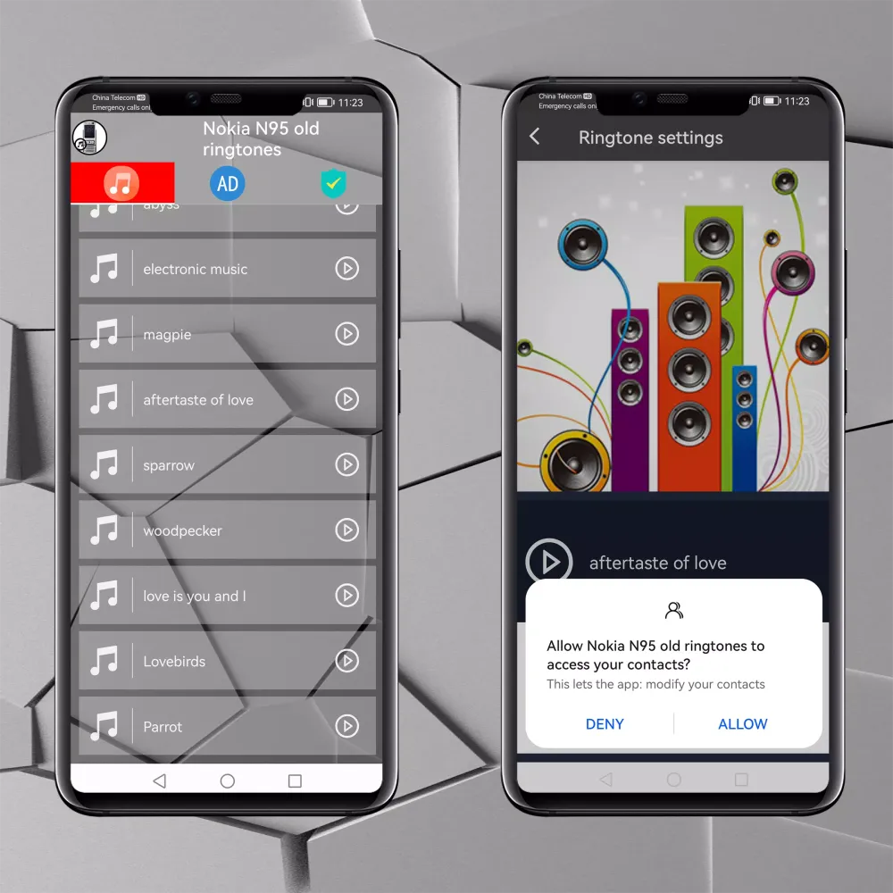 Capturas de pantalla de Old Nokia N95 Ringtones