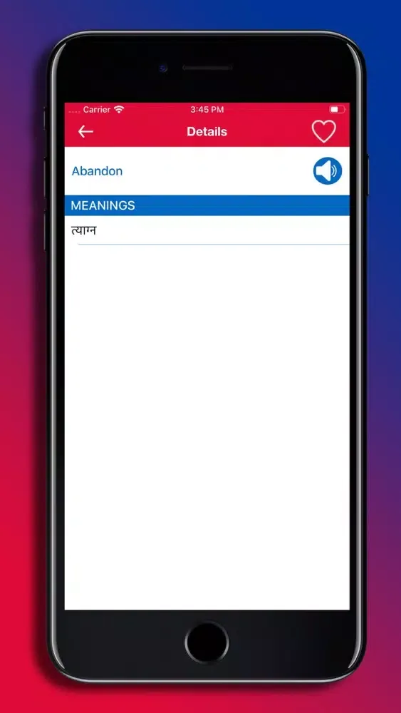 Screenshot di English 2 Nepali Dictionary