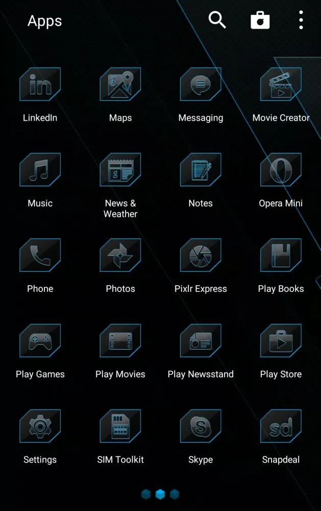 Glass Tech - Solo Theme Screenshots