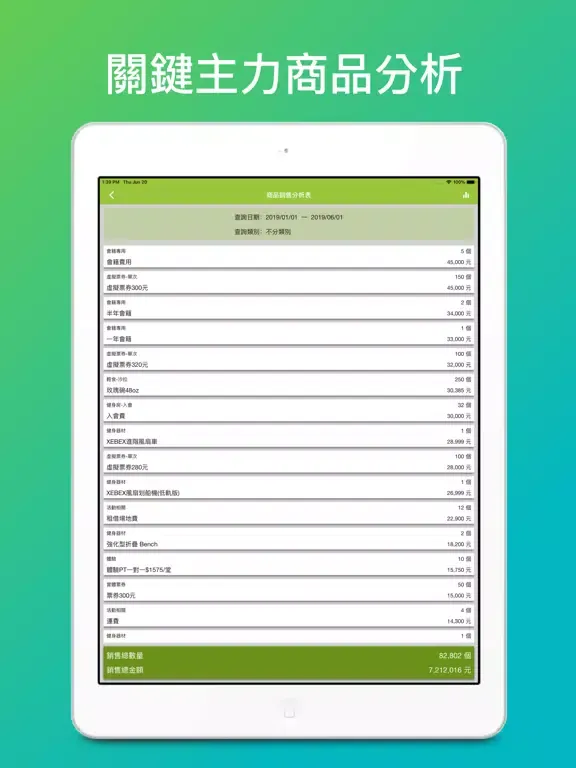Capturas de pantalla de nPOS - 完整POS解決方案 iPad 