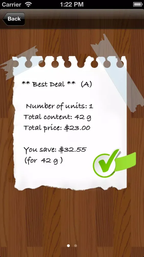 WhatPrice - product price/unit calculator स्क्रीनशॉट