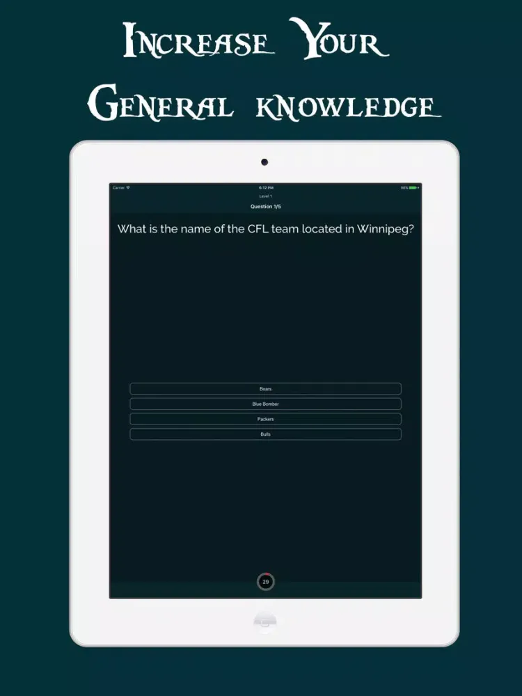 Books and Authors - Andaza - Quiz Preparation Test iPad  스크린샷