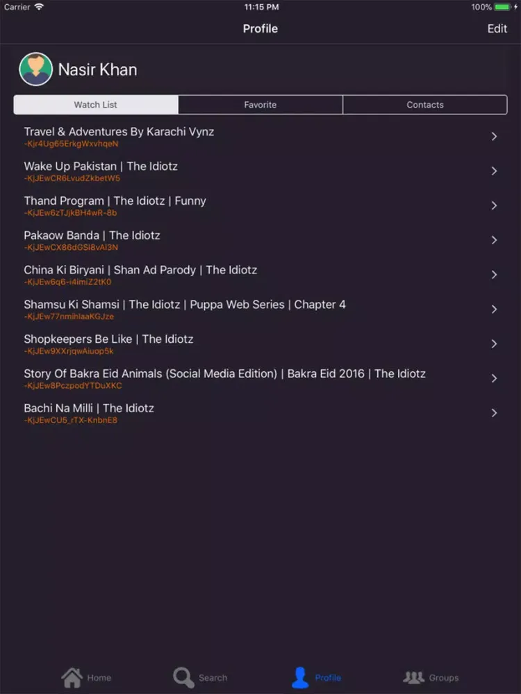 Nanocine - Watch Together iPad  Screenshots