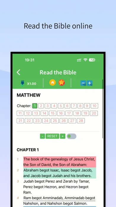 Audio Bible - New King James سکرین شاٹس