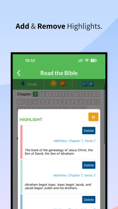 Audio Bible - New King James سکرین شاٹس