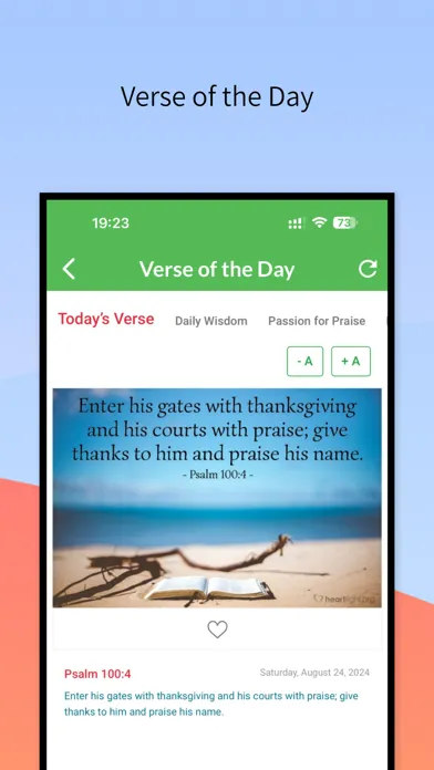 Audio Bible - New King James سکرین شاٹس