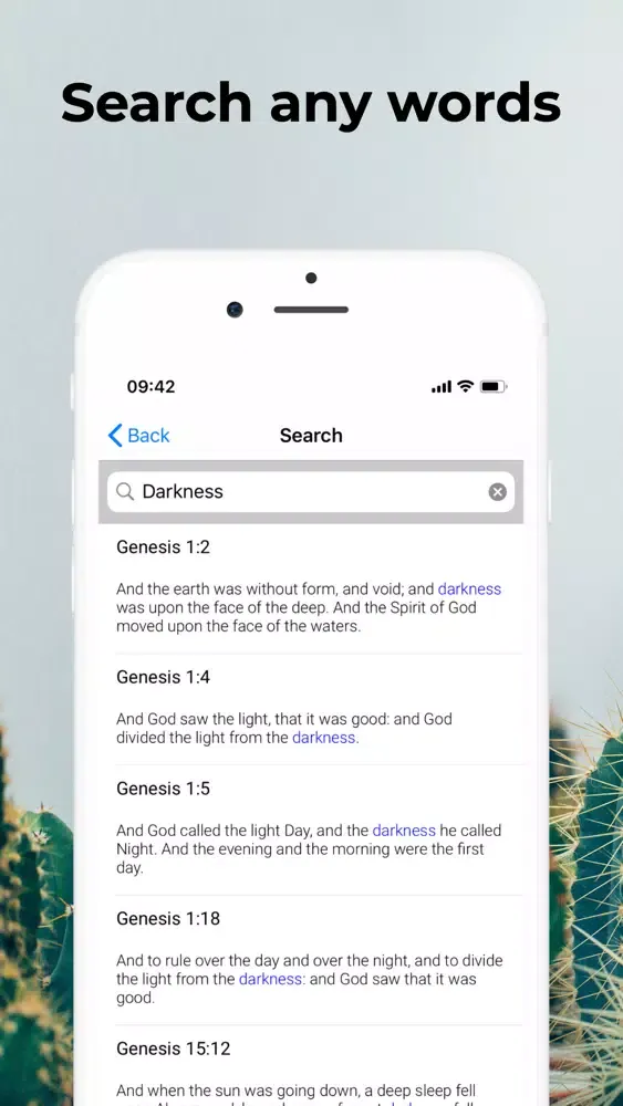 Ảnh chụp màn hình của Holy Bible: NKJV Audio Offline