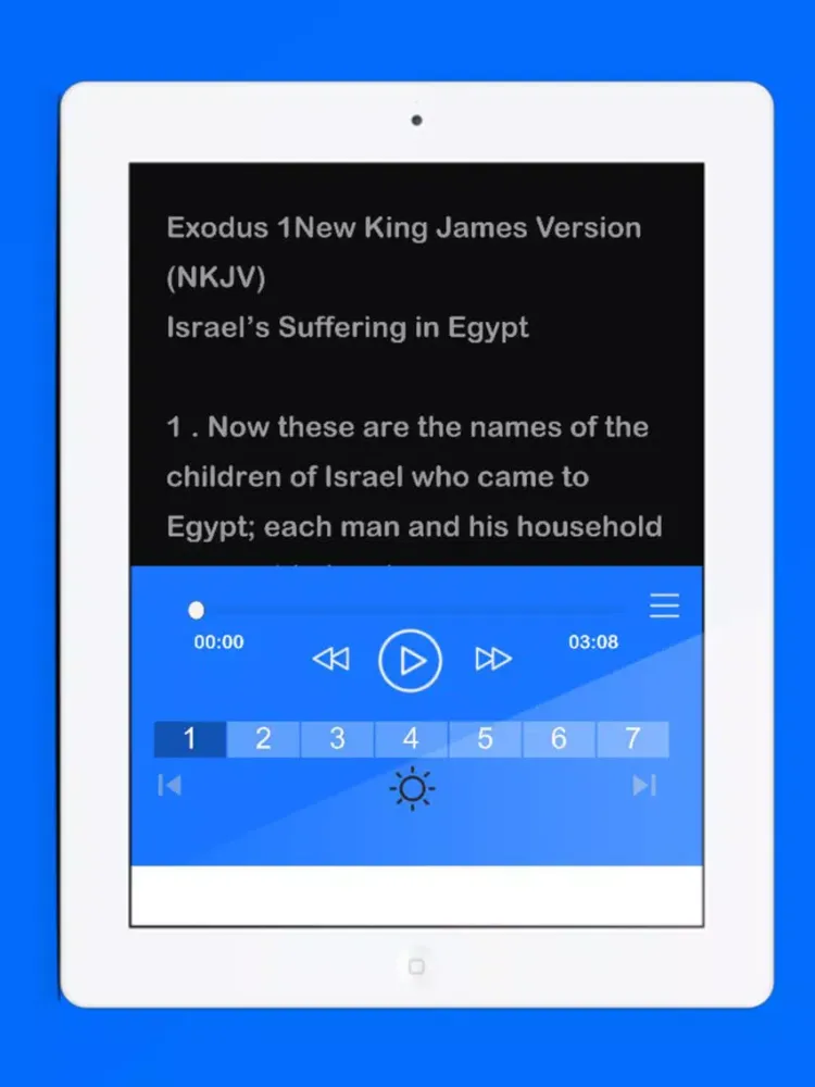 nkjv audio bible iPad  Screenshots