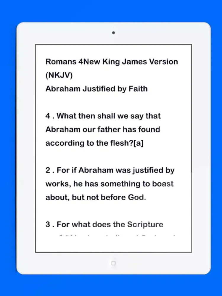 nkjv audio bible iPad  Screenshots