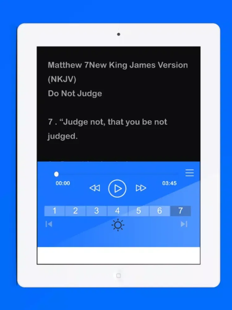 nkjv audio bible iPad  Screenshots