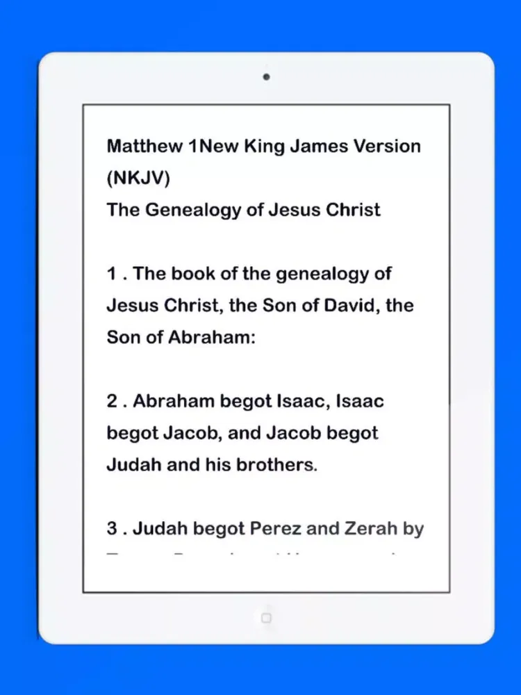 nkjv audio bible iPad  Screenshots