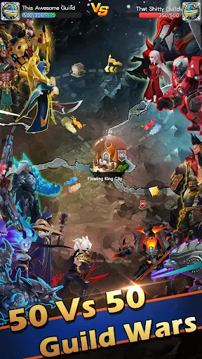 Zrzuty ekranu Hyper Heroes: Marble-Like RPG