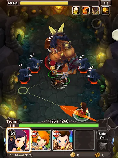 Zrzuty ekranu Hyper Heroes: Marble-Like RPG