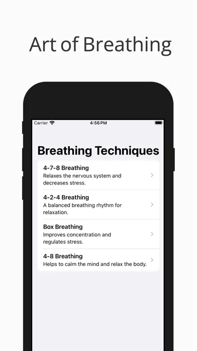 Capturas de pantalla de BreatheInSync