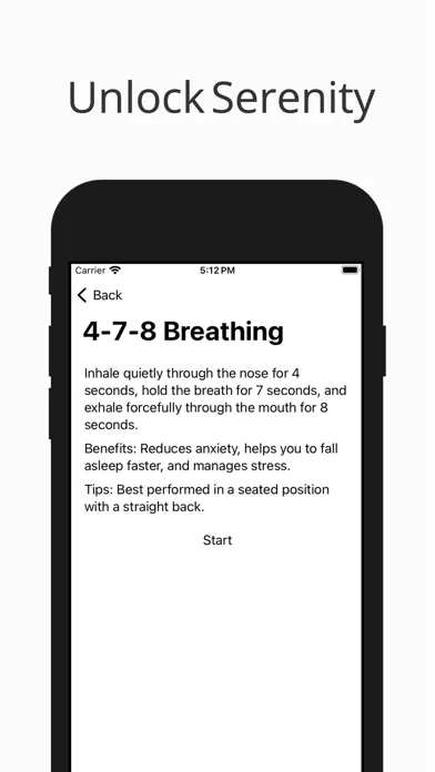 Capturas de pantalla de BreatheInSync